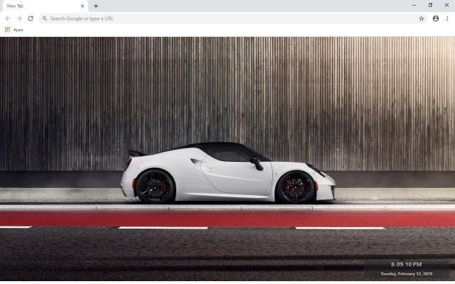 Alfa Romeo 4C New Tab & Wallpapers Collection