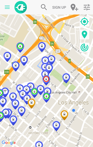 EV Tesla Charging Stations