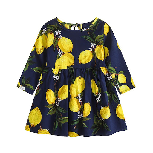 Title 8, Korean Style Floral Princess Dress Childrens C...