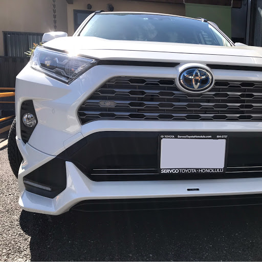 トヨタ Rav4を華麗にカスタム By Rav Tak 04 19 やっぱりナンバーフレーム変えました 前のはズレがハンパないので我慢出来なかったのでポチリ Cartune