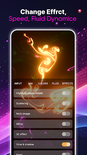 Screenshot Fluid Live Wallpaper 3D