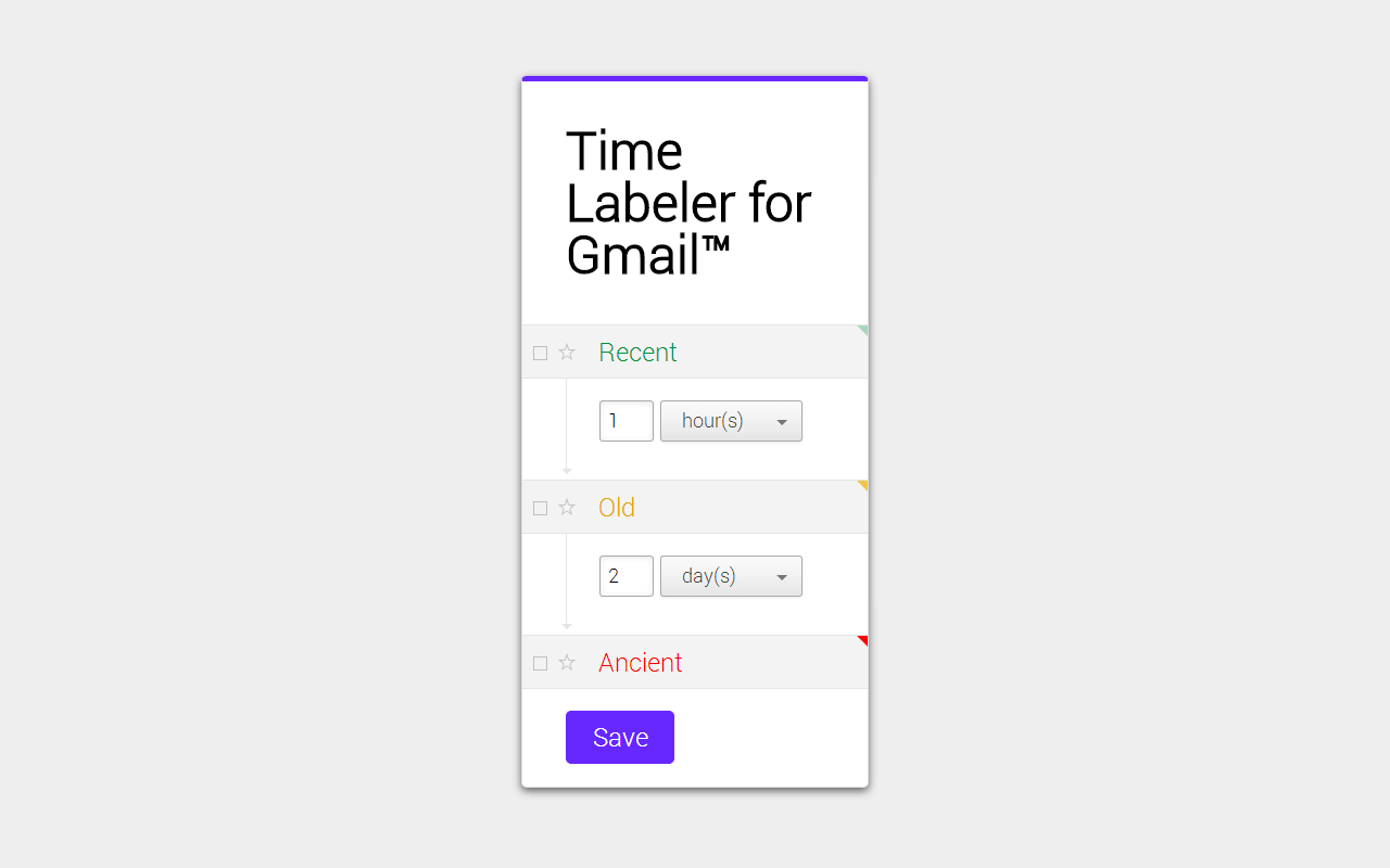 Time Labeler for Gmail™ Preview image 0