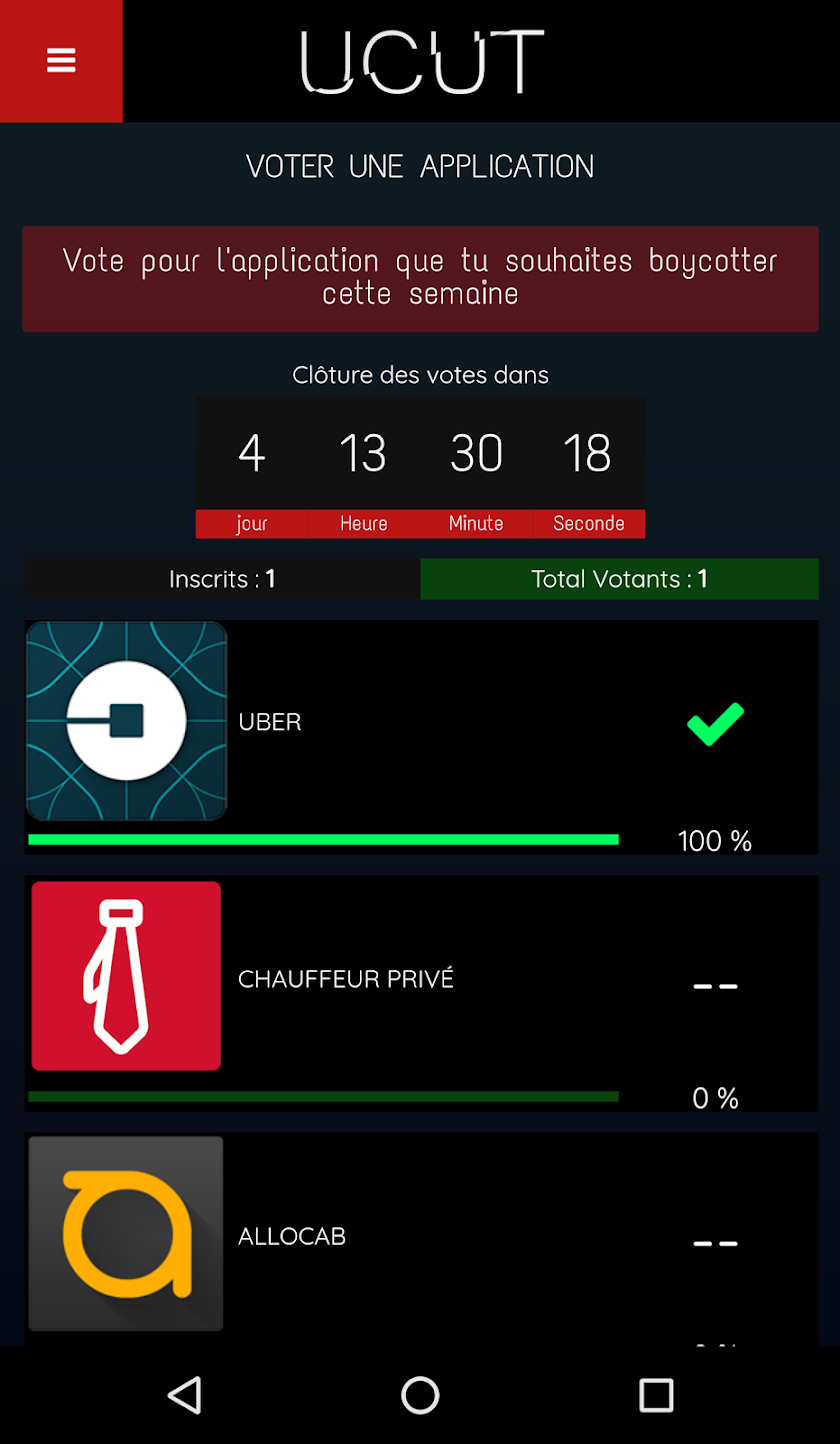 UCUT Screen 2