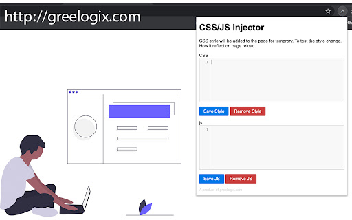 Live Custom CSS,JS injector on pages