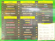 Mumbai Kulfi menu 1