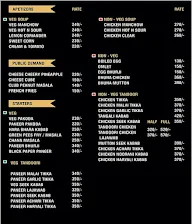 Hotel Chariot menu 7