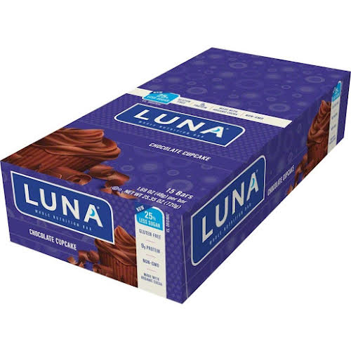 Clif Bar Luna Bar: Chocolate Cupcake, Box of 15