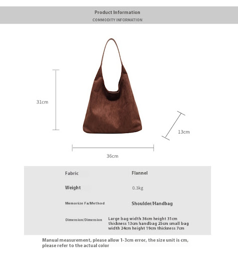 Title 10, Womens Large Capacity One-Shoulder Bag, Solid ...