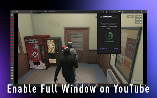 YouTube Full Window