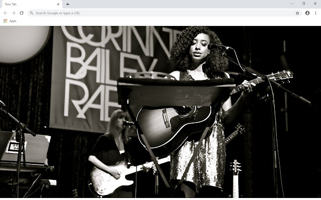 Corinne Bailey Rae New Tab Theme