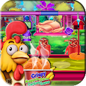 Chicken nuggets factory- cooking & delivery game icon