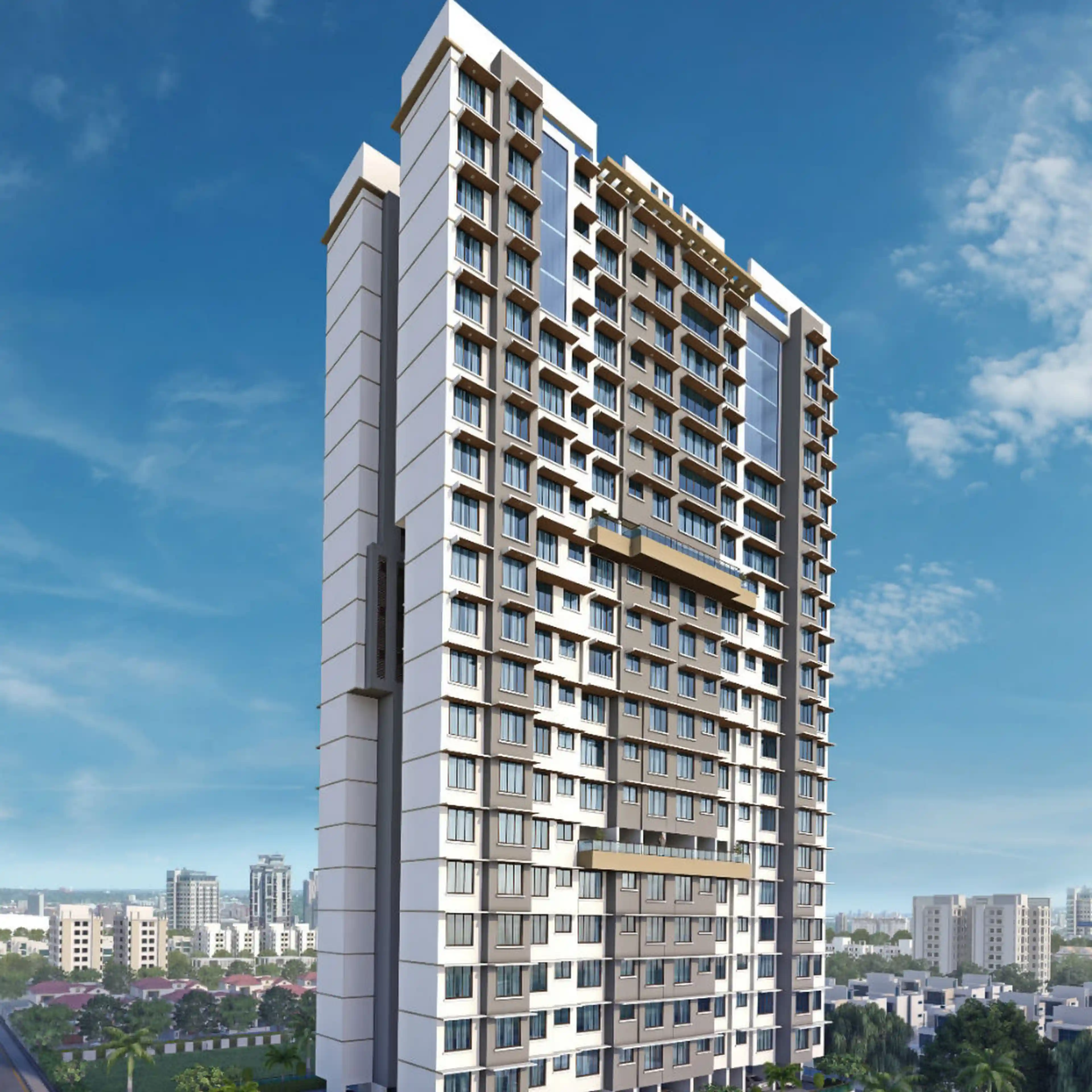 Prabhav Amberley Tower-elevation-2