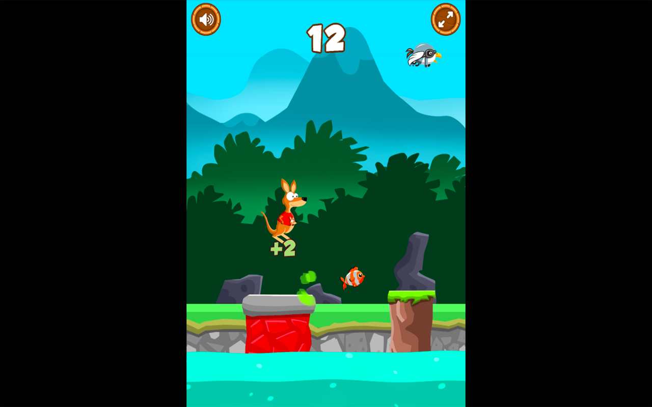 Jumpy Kangaroo - Html5 Game Preview image 2