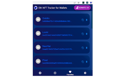 Ethereum Wallet Tracker NFTs