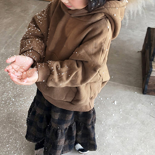Title 4, Childrens Hooded Solid Color Large Front Pocke...