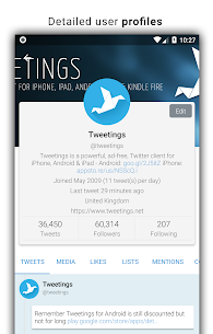 Tweetings for Twitter v13.1.1 Patched APK 2