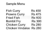 Toddy Tapper menu 1