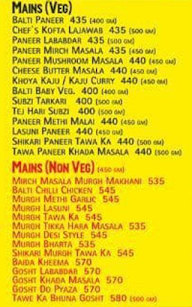 Mirch Masala menu 7