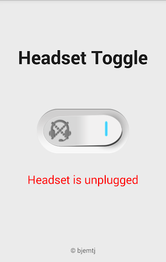 Headset Toggle