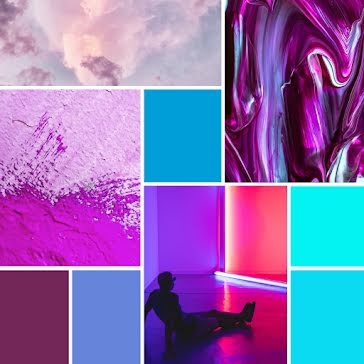 Jewel Tone Collage - Instagram Post template