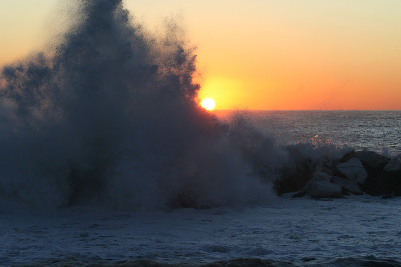 Mareggiata al tramonto di i-stef