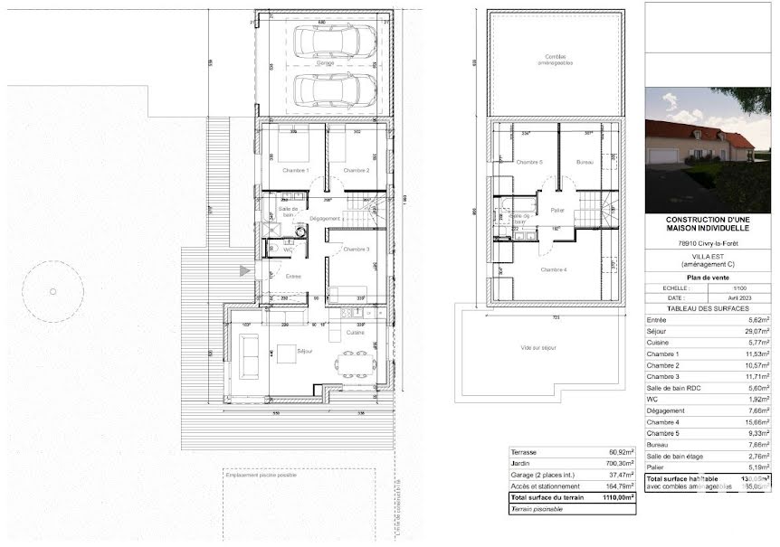 Vente maison 7 pièces 165 m² à Civry-la-Forêt (78910), 568 000 €