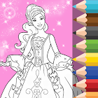 Princess Coloring Book Glitter 1.0