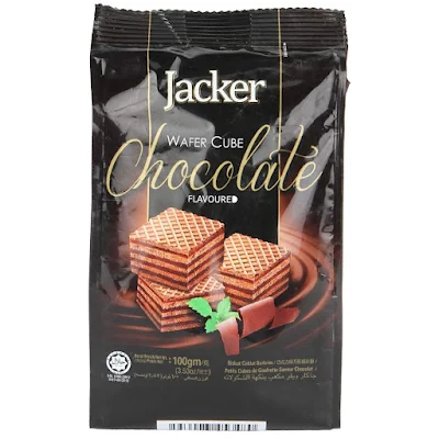 Jacker Wafer Cube - Chocolate Flavored - 100 gm