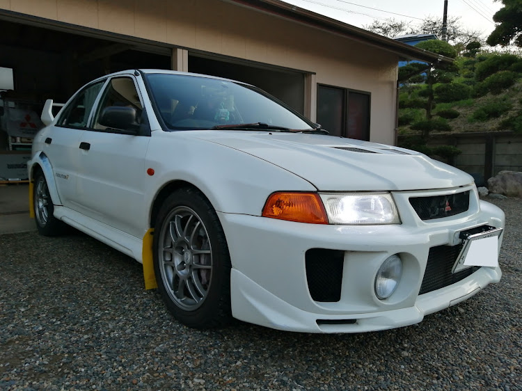 ランサーエボリューションの東北エボミで会いましょう・マッドフラップ自作・DIY・ホイール交換に関するカスタム事例の投稿画像1枚目