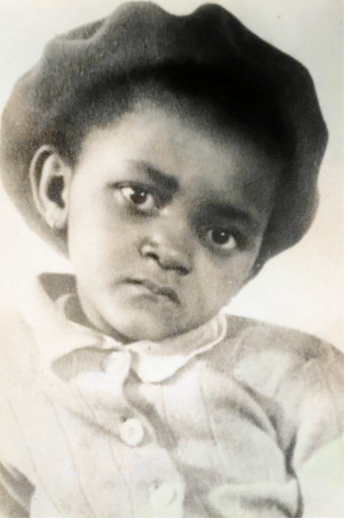 Barbara Masekela as a child. She says she always felt she was ‘left out of something’.