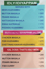 Adiyappar Chettinad Ac Restaurant menu 1