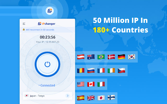 IPchanger VPN: IP Proxy for Privacy & Secure chrome extension