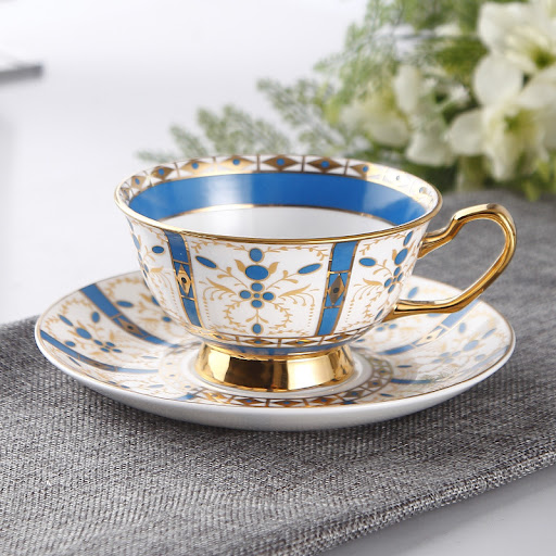 Title 5, Evropski set za kafu od bone china, engleski ča...