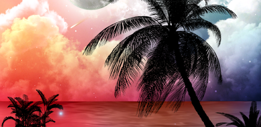 Tropical Night Live Wallpaper