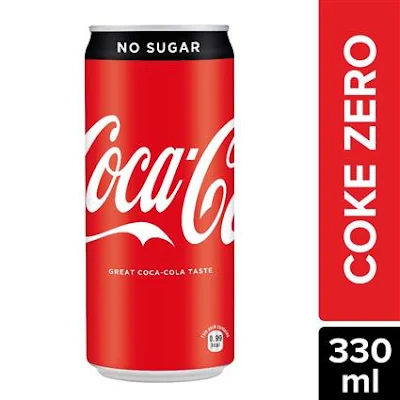 Coca Cola COKE ZERO CSD 300ML-330ML CAN