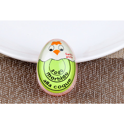 Title 2, Color-Changing Temperature Cartoon Egg Timer. C...