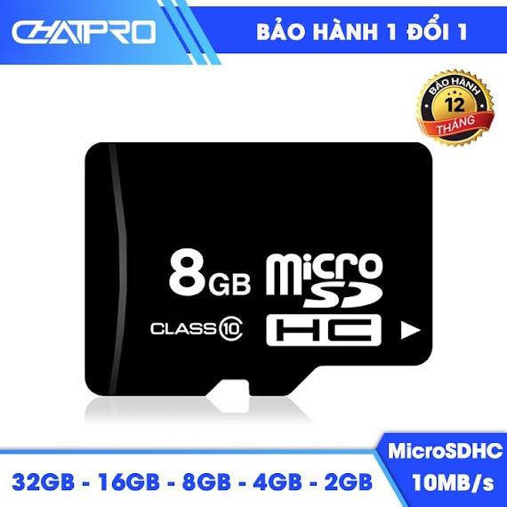 Thẻ Nhớ 8Gb Micro Sdhc Class 10