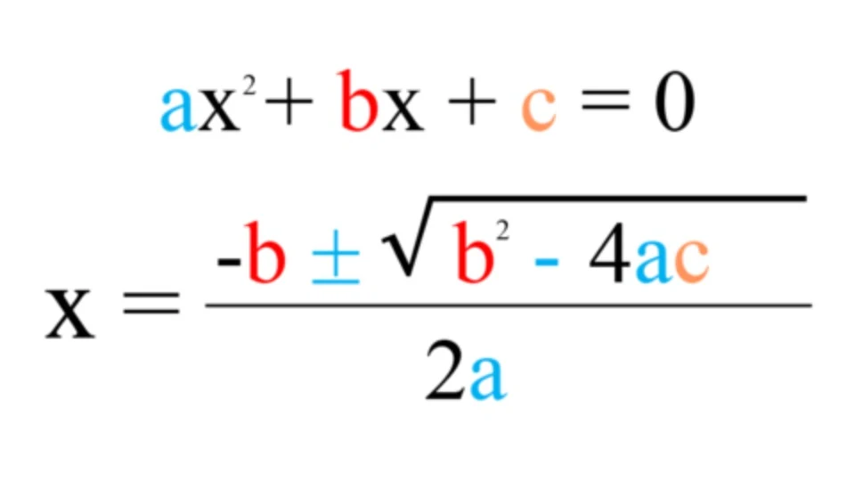 一元二次方程 Quadratic Equation 係數學DSE必修課題，技巧包括解方程、因式分解、判別式、拋物線圖解、兩根之和與積、配方法等。