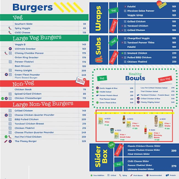 Burgrill - The Win Win Burger menu 