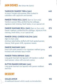 The Malai Paneer Company menu 5