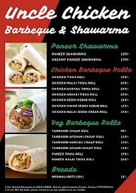 Uncle Chicken Barbeque & Shawarma (Sec-15) menu 1