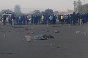 Mahube Valley Ext1 in Mamelodi East has been locked down by residents protesting against water and electricity bills.