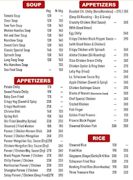 Classic Chinese And Thai Cuisine menu 2