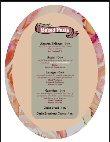 Sweet Obsession menu 