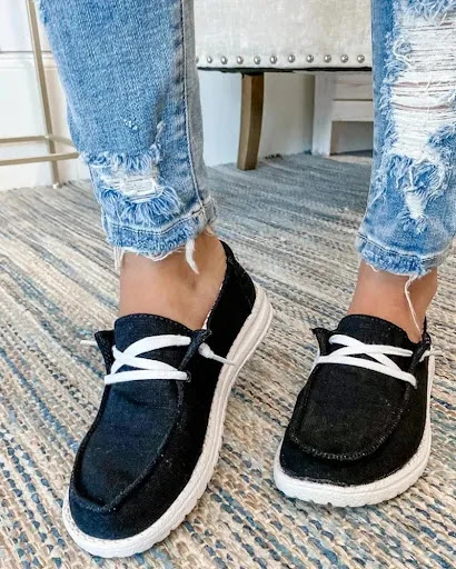Title 8, Womens Cloth Single Shoes Canvas Casual Light ...
