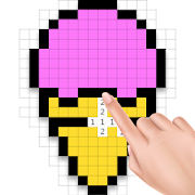 Pixel Draw - Number Art Coloring Book  Icon