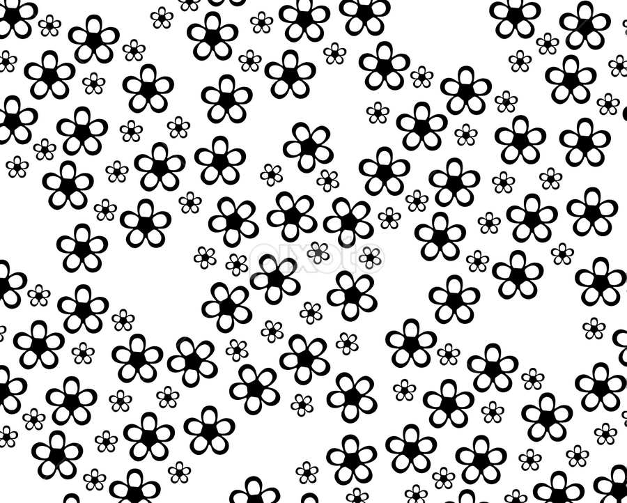 Black Flower Pattern Wallpaper | Best Flower Site