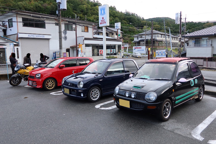 キャロルのmazda・carol・AC6P・嵐山高雄パークウェイ・アルトワークスミーティング2021に関するカスタム事例の投稿画像4枚目