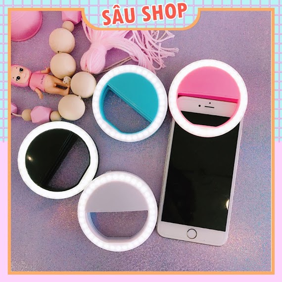 Đèn Led Selfie Tạo Ánh Sáng Mịn Khi Chụp Ảnh Tự Sướng - Sâu Shop