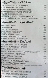 The Buck Stop Here menu 4